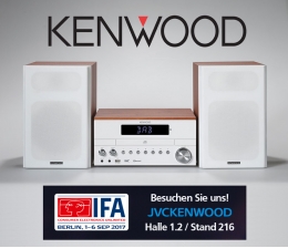 Kenwood IFA 2017: Stereosystem mit Digitalradio-Tuner und Bluetooth Audio-Streaming von Kenwood, Bild 1 HiFi IFA 2017: Stereosystem mit Digitalradio-Tuner und Bluetooth Audio-Streaming von Kenwood - News, Bild 1