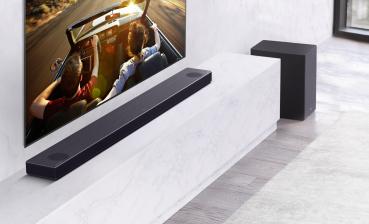 LG Ab April: Neue LG-Soundbars mit AI-Room Calibration, Dolby Atmos und DTS:X, Bild 1 Heimkino Ab April: Neue LG-Soundbars mit AI-Room Calibration, Dolby Atmos und DTS:X - News, Bild 1