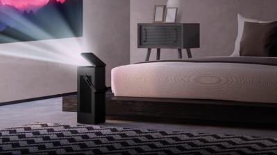 LG CES 2018: LG mit neuem UHD-Projektor - Boden, Wand oder Decke, Bild 1 Heimkino CES 2018: LG mit neuem UHD-Projektor - Boden, Wand oder Decke - News, Bild 1