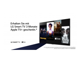 LG Ab sofort auf Smart-TVs von LG: Dreimonatige Gratis-Testphase von Apple TV+, Bild 1 TV Ab sofort auf Smart-TVs von LG: Dreimonatige Gratis-Testphase von Apple TV+ - News, Bild 1