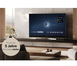 Marke: Loewe Loewe gewährt auf alle Stellar-TVs ab sofort 5 Jahre Garantie, Bild 1 TV Loewe gewährt auf alle Stellar-TVs ab sofort 5 Jahre Garantie - News, Bild 1