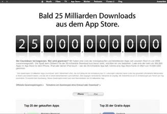 Medien 25 Milliarden App-Downloads, Bild 1 Medien 25 Milliarden App-Downloads - News, Bild 1