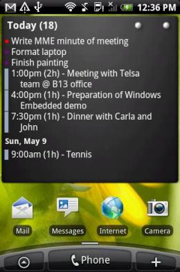 mobile Devices App der Woche – Pure Calendar widget (agenda), Bild 1 mobile Devices App der Woche – Pure Calendar widget (agenda) - News, Bild 1