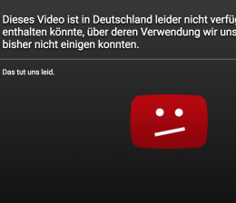 mobile Devices Schluss mit gesperrten Musikvideos: YouTube und Gema einigen sich nach sieben Jahren, Bild 1 mobile Devices Schluss mit gesperrten Musikvideos: YouTube und Gema einigen sich nach sieben Jahren - News, Bild 1