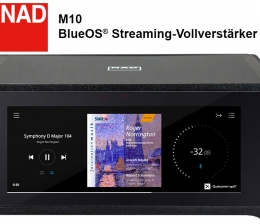 NAD Neuer BluOS Streaming-Vollverstärker NAD M10 - Unterstützt bis zu 64 Player, Bild 1 Heimkino Neuer BluOS Streaming-Vollverstärker NAD M10 - Unterstützt bis zu 64 Player - News, Bild 1