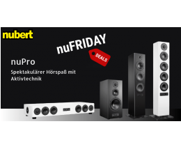 HiFi Bis zum 2. Dezember: nuFriday bei Nubert mit rabattierten Abverkaufspreisen - News, Bild 1