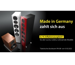 Marke: Nubert Noch bis zum 21. Juni: Nubert übernimmt den Inflationsausgleich bei Lautsprechern, Bild 1 HiFi Noch bis zum 21. Juni: Nubert übernimmt den Inflationsausgleich bei Lautsprechern - News, Bild 1