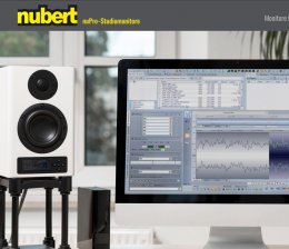 HiFi Nubert startet neue Website für die aktiven Studiomonitore der nuPro-Serie - News, Bild 1
