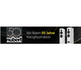 Service Nubert feiert Jubiläum und bedankt sich mit besonderen Preisvorteilen bei allen Klangbegeisterten - News, Bild 1