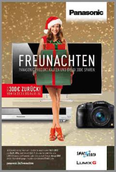 Panasonic Panasonic feiert Freunachten und erstattet bis zu 300 Euro beim Einkauf , Bild 1 TV Panasonic feiert Freunachten und erstattet bis zu 300 Euro beim Einkauf - News, Bild 1