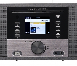 HiFi CD-Player, Digital- und UKW-Radio: Internetradio von Pearl mit Farbdisplay - News, Bild 1