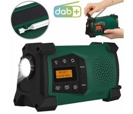 HiFi Mobiles DAB+ Digital-Kurbelradio mit Solarpanel - Bis zu 22 Stunden Musik - News, Bild 1