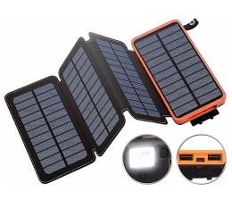 Marke: Pearl Faltbares 8-Watt-Solarpanel: Kompakte Powerbank für unterwegs, Bild 1 mobile Devices Faltbares 8-Watt-Solarpanel: Kompakte Powerbank für unterwegs - News, Bild 1