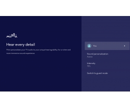 TV Philips TVs:  individuelle Klangprofile mit Mimi Sound Personalization - News, Bild 1