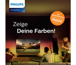 Philips TV-Aktion noch bis zum 13. Juni: Philips mit bis zu 1.000 Euro Sofortbonus, Bild 1 TV TV-Aktion noch bis zum 13. Juni: Philips mit bis zu 1.000 Euro Sofortbonus - News, Bild 1