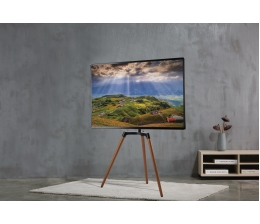 reflecta reflecta präsentiert schwenkbaren TV-Stand Elegant 65W mit drei Holzbeinen , Bild 1 TV reflecta präsentiert schwenkbaren TV-Stand Elegant 65W mit drei Holzbeinen - News, Bild 1