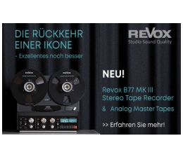 Marke: Revox Die Rückkehr einer Ikone - die neue Revox B77 MK III Tonbandmaschine, Bild 1 Service Die Rückkehr einer Ikone - die neue Revox B77 MK III Tonbandmaschine - News, Bild 1