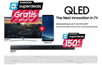 Samsung Beim Kauf von Fernsehern, Soundbars und UHD-Blu-ray-Playern: Samsung legt Smartphones dazu, Bild 1 Heimkino Beim Kauf von Fernsehern, Soundbars und UHD-Blu-ray-Playern: Samsung legt Smartphones dazu - News, Bild 1