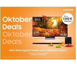 Marke: Samsung Bis heute: Samsung erstattet bis zu 1.500 Euro bei TV- und Soundbar-Kauf, Bild 1 Heimkino Bis heute: Samsung erstattet bis zu 1.500 Euro bei TV- und Soundbar-Kauf - News, Bild 1