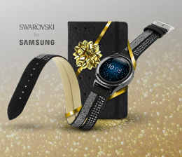mobile Devices Samsung hübscht seine Smartwatch Gear S2 classic mit Uhrenarmbändern von Swarovski auf - News, Bild 1