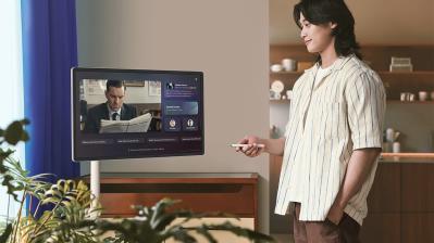 TV Flexibler Smart-TV von Samsung mit rollbarem Bodenständer - News, Bild 1