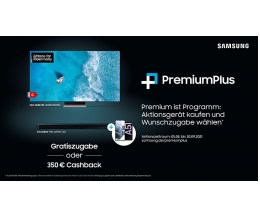 Samsung Für ausgewählte Samsung-TVs und Soundbars: Prämie oder Cashback, Bild 1 TV Für ausgewählte Samsung-TVs und Soundbars: Prämie oder Cashback - News, Bild 1