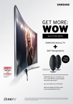 TV Heute letzter Tag: Bis zu zwei Samsung-Rundlautsprecher beim TV-Kauf dazu - News, Bild 1