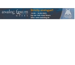 Marke: Analog Forum Moers 2023, Bild 1 Service Analog Forum Moers 2023 - News, Bild 1