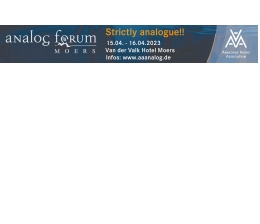 Marke: Analogforum der Analogue Audio Association 2023, Bild 1 Service Analogforum der Analogue Audio Association 2023 - News, Bild 1