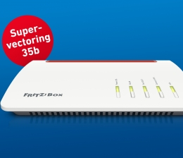 Smart Home Neue DSL-Technologie Supervectoring 35b mit Fritz!Box 7590 gestartet, Bild 1 Smart Home Neue DSL-Technologie Supervectoring 35b mit Fritz!Box 7590 gestartet - News, Bild 1