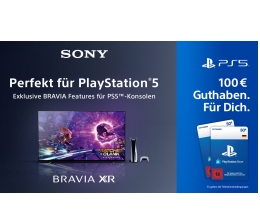 TV Bis zum 16. Januar: 100 Euro PlayStation Store Codes beim Kauf eines Bravia XR-Fernsehers von Sony - News, Bild 1