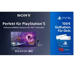 Sony Bis zum 16. Januar: 100 Euro PlayStation Store Codes beim Kauf eines Bravia XR-Fernsehers von Sony, Bild 1 TV Bis zum 16. Januar: 100 Euro PlayStation Store Codes beim Kauf eines Bravia XR-Fernsehers von Sony - News, Bild 1