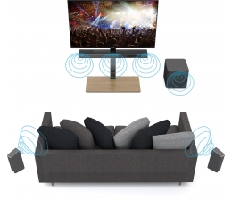 Heimkino Surround-Lautsprecher und Wireless-Subwoofer für Technisats SONATA 1 - News, Bild 1