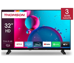 Marke: Thomson 32 und 40 Zoll: Neue Thomson-Fernseher mit Fire TV - AirPlay, Alexa und HDR10, Bild 1 TV 32 und 40 Zoll: Neue Thomson-Fernseher mit Fire TV - AirPlay, Alexa und HDR10 - News, Bild 1