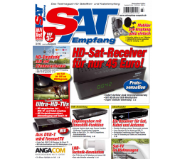 TV Alles zum HD-Empfang: Receiver, Fernseher und LNBs in der neuen „SAT-Empfang“ , Bild 1 TV Alles zum HD-Empfang: Receiver, Fernseher und LNBs in der neuen „SAT-Empfang“ - News, Bild 1