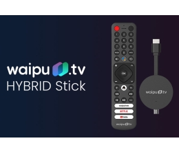 TV Hybrid Stick von Waipu.tv für IPTV-Streaming, Kabel- und Antennenfernsehen - News, Bild 1