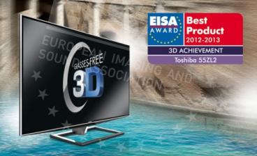 TV Toshiba erhält begehrten EISA Award für 3D-TV ohne Brille 55ZL2, Bild 1 TV Toshiba erhält begehrten EISA Award für 3D-TV ohne Brille 55ZL2 - News, Bild 1