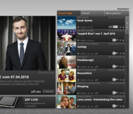 TV ZDF baut Smart-TV-Portfolio aus: HbbTV-Angebot um Nachrichten, Wetter und TV-Programm erweitert - News, Bild 1