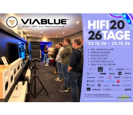 High-End Pressemitteilung: VIABLUE bei den SCHLUDERBACHER HIFI TAGEN 2026 - News, Bild 1