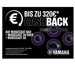 Heimkino Cashback bei Yamaha nur noch bis 15. Januar - Aktion für MusicCast-Surround-Bundles - News, Bild 1