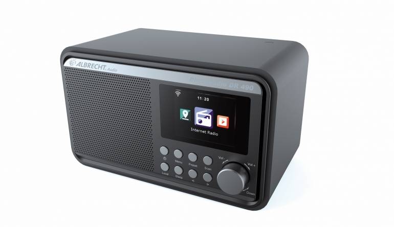 HiFi DAB+, Internet- und UKW-Radio: Hybridradio DR 490 von Albrecht Audio mit Holzgehäuse - News, Bild 1