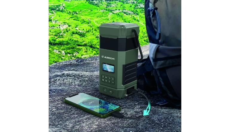 HiFi  Notfall-Outdoor-Digitalradio von Albrecht Audio mit Solar und Handkurbel - News, Bild 1