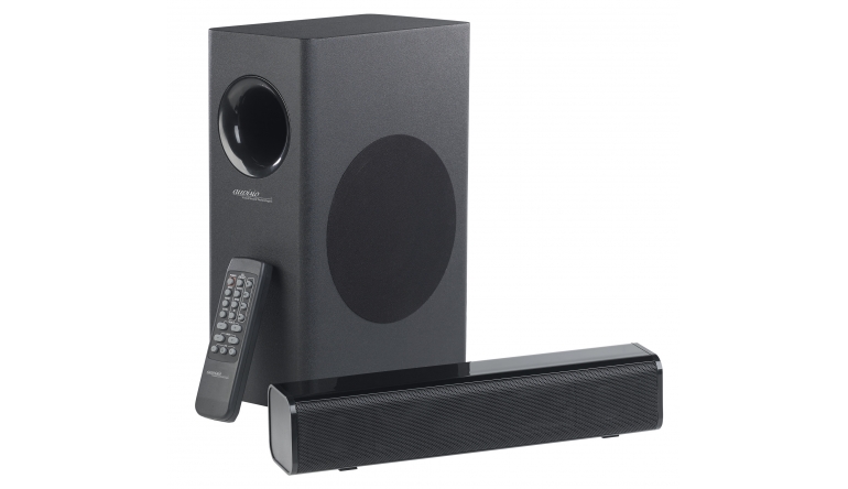 Auvisio Kompakte 2.1-Soundbar von Auvisio mit externem Subwoofer und Bluetooth, Bild 1 Heimkino Kompakte 2.1-Soundbar von Auvisio mit externem Subwoofer und Bluetooth - News, Bild 1