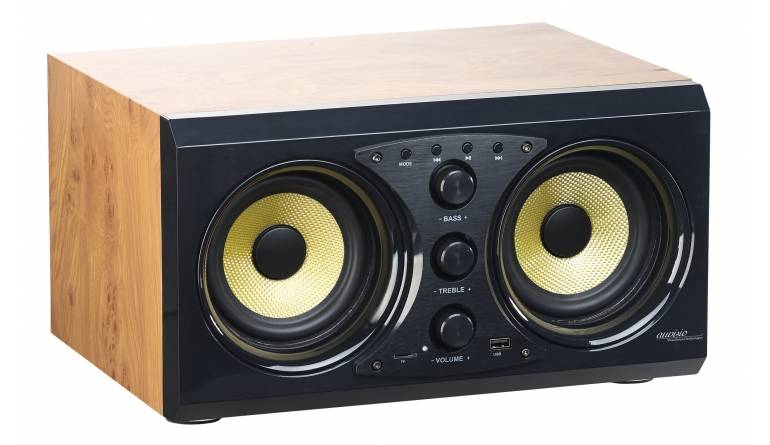 HiFi 2.0-Soundsystem von Auvisio mit Bluetooth, USB-Anschluss und SD-Karten-Slot - News, Bild 1