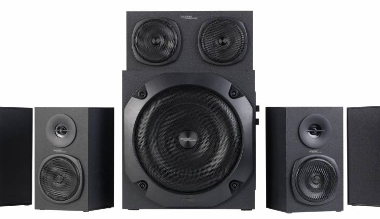 Auvisio 5.1-Lautsprechersystem von Auvisio für Flat-TV, DVD-Player und PC, Bild 1 HiFi 5.1-Lautsprechersystem von Auvisio für Flat-TV, DVD-Player und PC - News, Bild 1