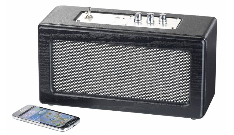 Auvisio Bluetooth-Lautsprecher im Retro-Look mit Akku und Klinken-Eingang, Bild 1 HiFi Bluetooth-Lautsprecher im Retro-Look mit Akku und Klinken-Eingang - News, Bild 1