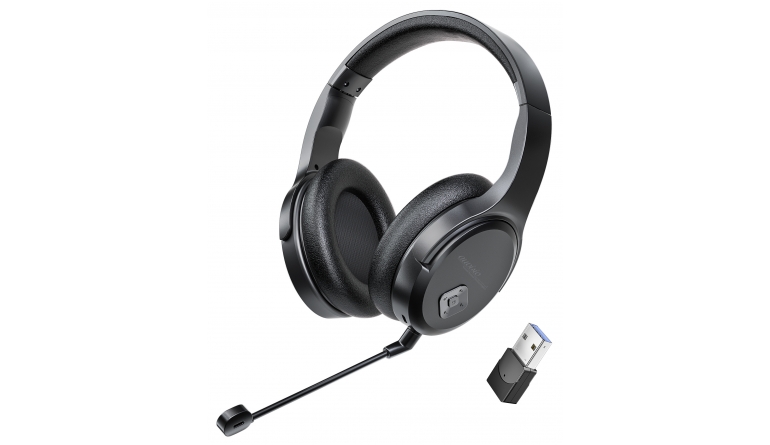 Auvisio Funk-Headset mit abnehmbarem Mikrofon - Bis zu 8 Stunden Musik-Streaming am Stück, Bild 1 HiFi Funk-Headset mit abnehmbarem Mikrofon - Bis zu 8 Stunden Musik-Streaming am Stück - News, Bild 1