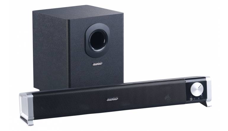 HiFi Mini-Soundbar von Auvisio mit Bluetooth und externem Subwoofer - News, Bild 1