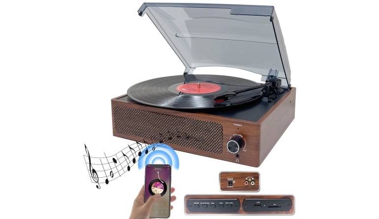 Marke: Auvisio Schallplatten wiedergeben und in MP3-Dateien wandeln: UPL-200.mp von Auvisio , Bild 1 HiFi Schallplatten wiedergeben und in MP3-Dateien wandeln: UPL-200.mp von Auvisio - News, Bild 1