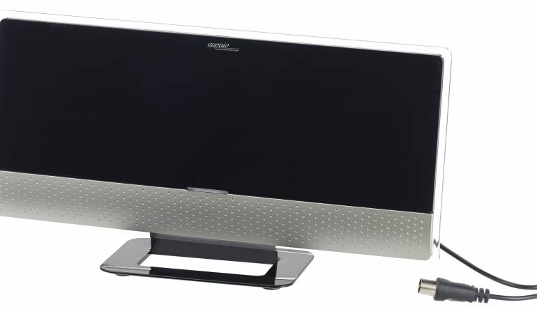 Auvisio Flache DVB-T2-Zimmerantenne von Auvisio - Verstärkung um bis zu 47 Dezibel, Bild 1 TV Flache DVB-T2-Zimmerantenne von Auvisio - Verstärkung um bis zu 47 Dezibel - News, Bild 1